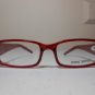 D'amor Reading Glasses Electroplated Logo on Sides Spring Hinged +1.75 Red J5