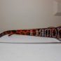 D'amor Reading Glasses Electroplated Logo on Sides Spring Hinged +2.50 Browns J5