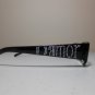 D'amor Reading Glasses Electroplated Logo on Sides Spring Hinged +1.75 Black J5