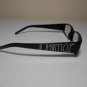 D'amor Reading Glasses Electroplated Logo on Sides Spring Hinged +1.75 Black J5