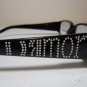 D'amor Reading Glasses Electroplated Logo on Sides Spring Hinged +1.50 Black J5
