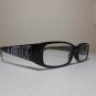 D'amor Reading Glasses Electroplated Logo on Sides Spring Hinged +1.50 Black J5