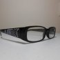 D'amor Reading Glasses Electroplated Logo on Sides Spring Hinged +1.50 Black J5