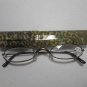 Reading Glasses Metal Framed Leopard Print & Fashion Carrying Case +2.50 Q9