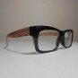 Georgio Caponi Men's Reading Glasses Retro Wood Look & Black +1.25 X7