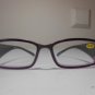 Cheetah Reading Glasses Double Temple Animal Print Black & Purple +2.50 R2