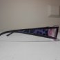 Cheetah Reading Glasses Double Temple Animal Print Black & Purple +2.50 R2