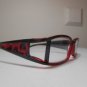 Cheetah Reading Glasses Double Temple Animal Print Black & Red +2.25 R2