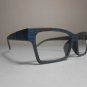 Georgio Caponi Reading Glasses Unique Retro Wood Look Dark Gray & Blue +2.25 X11