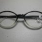 Cheetah PR Reading Glasses Unique Rounded Lenses Dark Gray & Clear +1.50 Cute R9