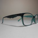 Georgio Caponi Reading Glasses Teal & Blue Carved Like Spring Hinges +3.50 W4