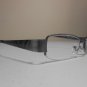 Georgio Caponi Reading Glasses Gunmetal & Black Half Rim Metal Plastic +1.00 P2