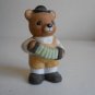 Homco Home Interiors Bear Figurine Playing the Accordion #1406 SHIPS FREE