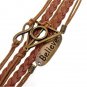 Europen Retro Harry Potter Eight Handmade Infinity Bracelet