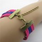 Europen Retro Love Eiffel Tower Handmade Infinity Bracelet