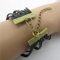 Europen Retro Owl Anchor Romantic Password Handmade Infinity Bracelet