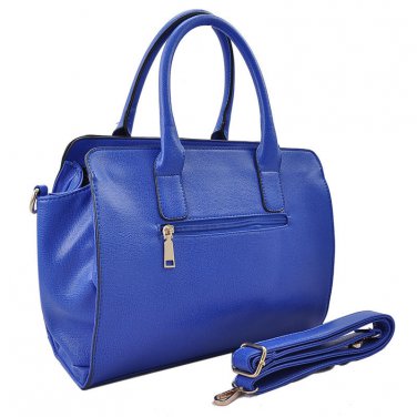 Designer Celebrity Inspired Royal Blue Winged Tote Handbag UK Stock +FREE GIFT