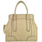 Ladies Classic Style Extra Large Beige Fashion Handbag