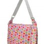 Pink Owl Print Lightweight Messenger Satchel Fashion Shoulder Bag College School