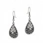 Vintage Style Pair Of Diamante Drop Hook Earrings