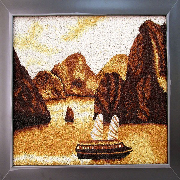 Ha Long Bay - Vietnamese Landscape Rice Painting