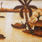 Landscape in the countryside of Vietnam - Rice Painting