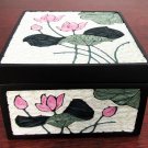 Handmade Name card Box by bamboo and Handcrafted Quilling
