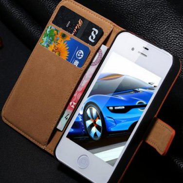 Leather case for  iphone 5 5S