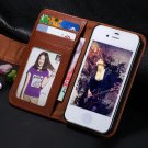 Leather case for  iphone 5 5S