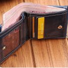 genuine leather wallet for womens, double zipper
