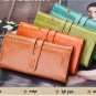 Leather wallet for women. Long designer multi-card wallet holder women leather genuine purse.