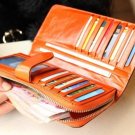 wallet for women, 100% Oil Waxing Genuine Leather