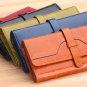 Leather wallet for women. Long designer multi-card wallet holder women leather genuine purse.