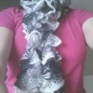 Ruffled Knit Scarf