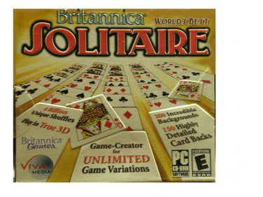 Brittannica World's Best SOLITAIRE Game Creator for UNLIMITED Game Variations