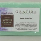 Gratiae Organic Hand made Soap Sweet Green Tea
