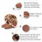 Artificial Fox Rabbit Fur Winter Snow Ankle Boots Women Tassel Shoes