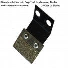 Diamabrush Concrete Prep Tool Replacement Blades (16) 25  Grit