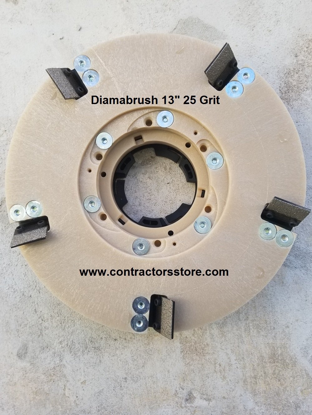 Diamabrush 13" Concrete Coating Removal Tool 25 Grit