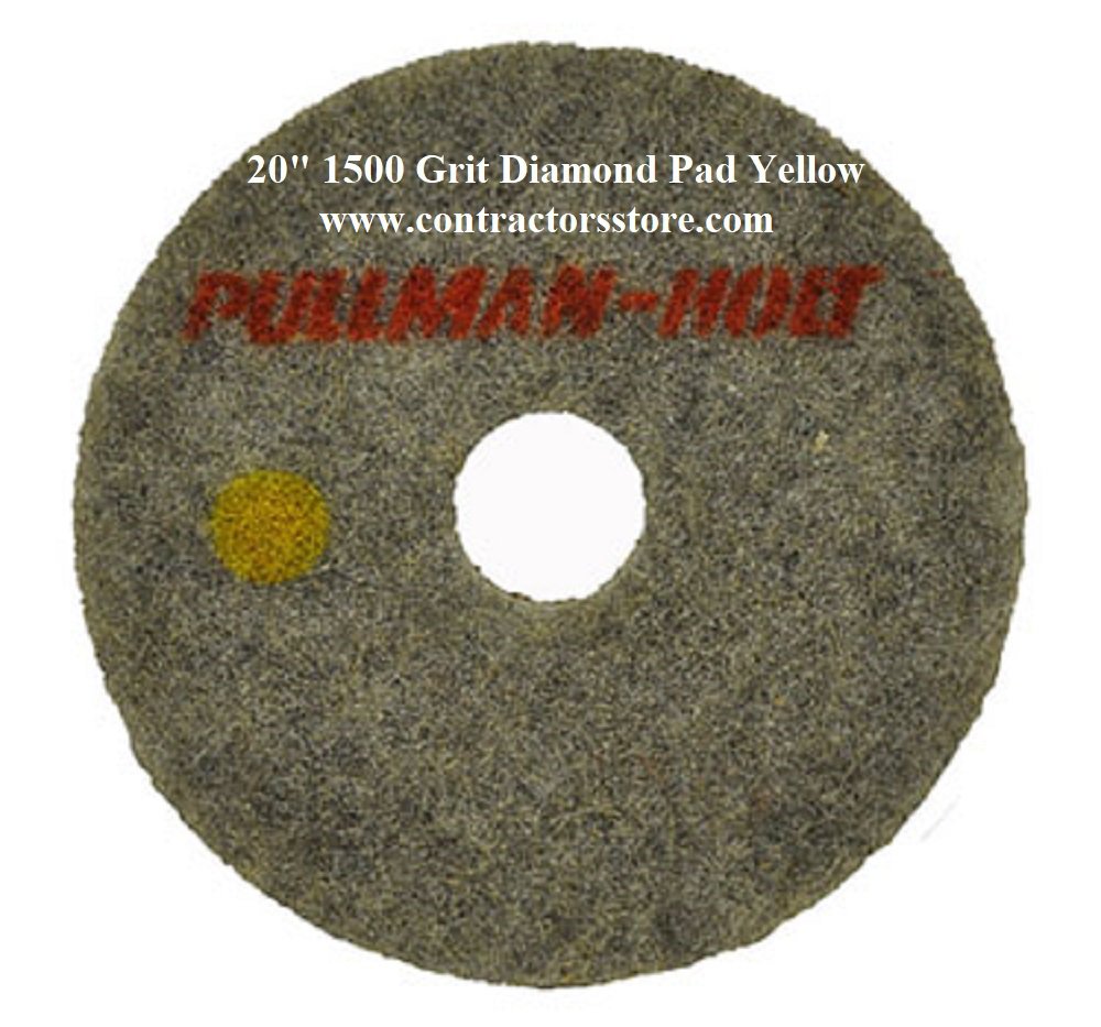 20" Diamond Polishing Pad 1500 Grit Marble, Terrazzo, Concrete Floors