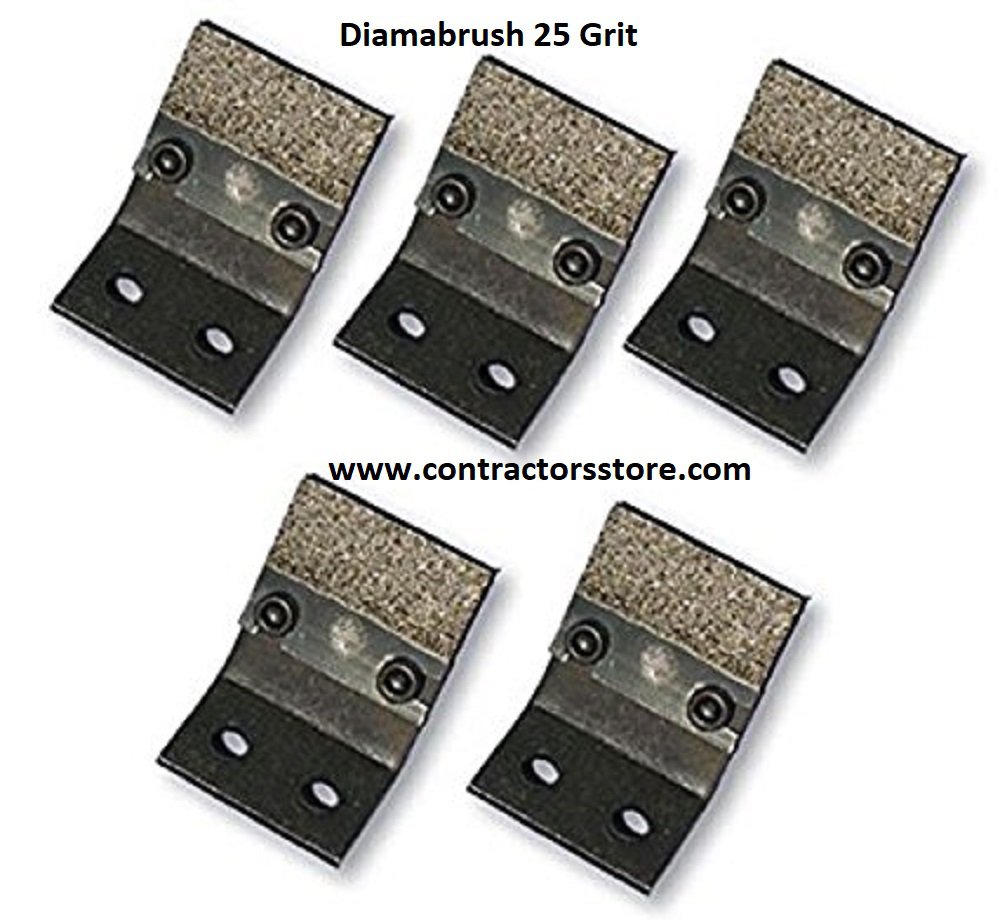 Diamabrush Replacement Blades 5 Pieces 25 Grit Mastic Removal Tool