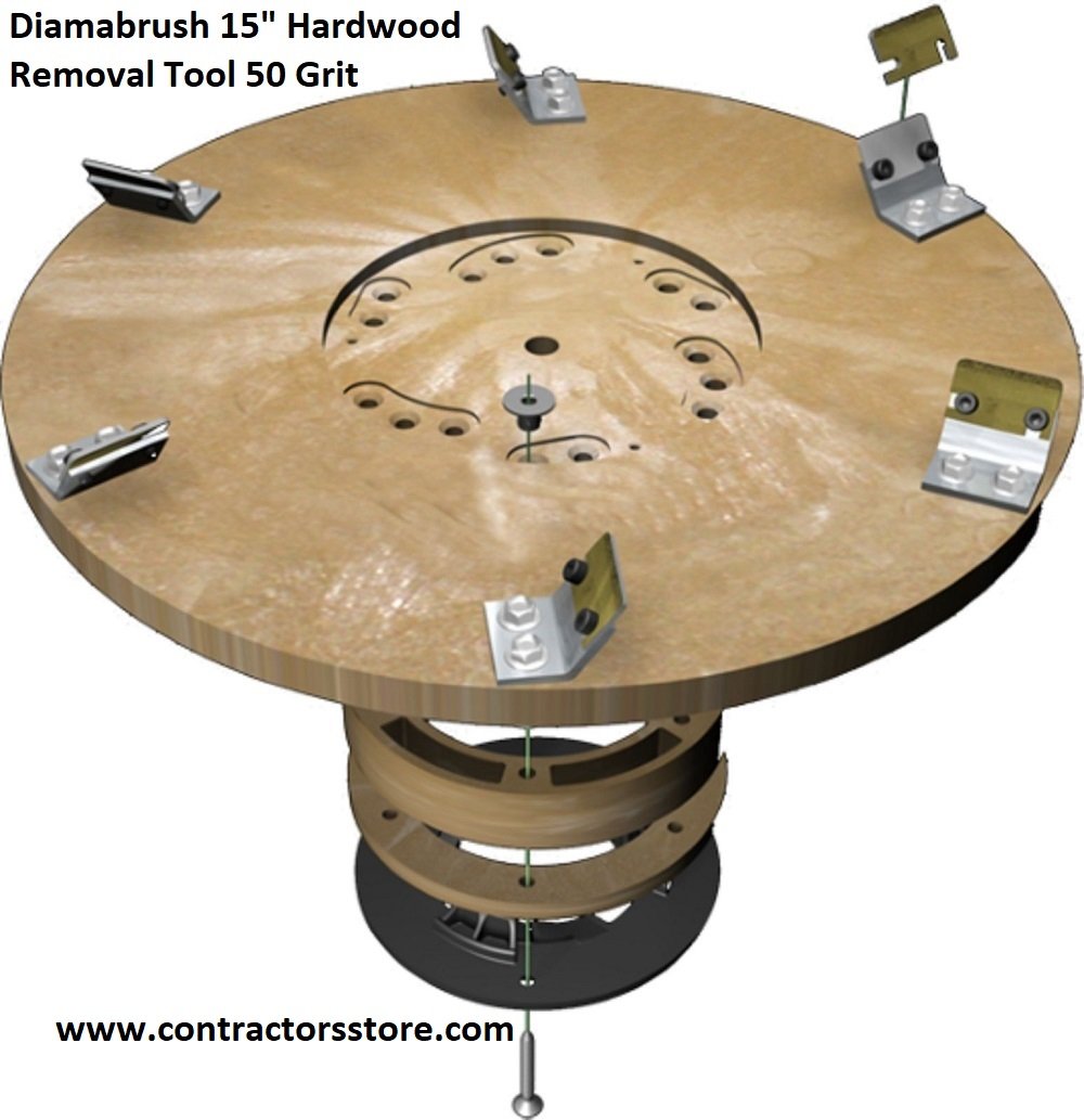 Diamabrush 15" Hardwood Floors Removal Tool 50 Grit