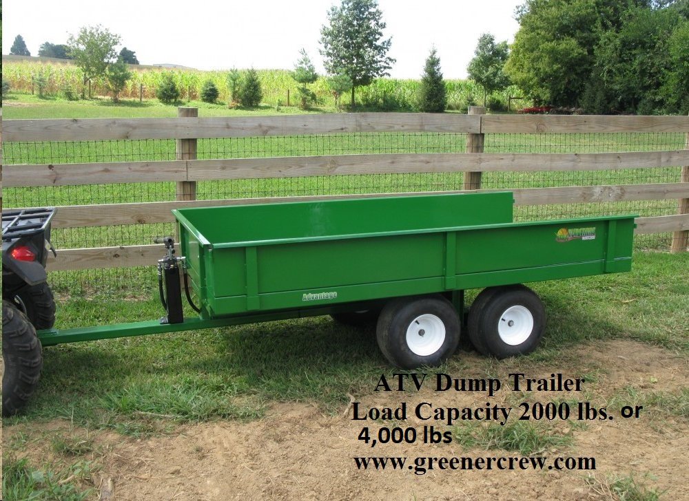 4,000 lbs Load Capacity Dump Trailer ATV