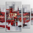 Framed Modern Abstract Oil Paintings On Canvas African Wall Art 100% Hand Painted Artworks OP876