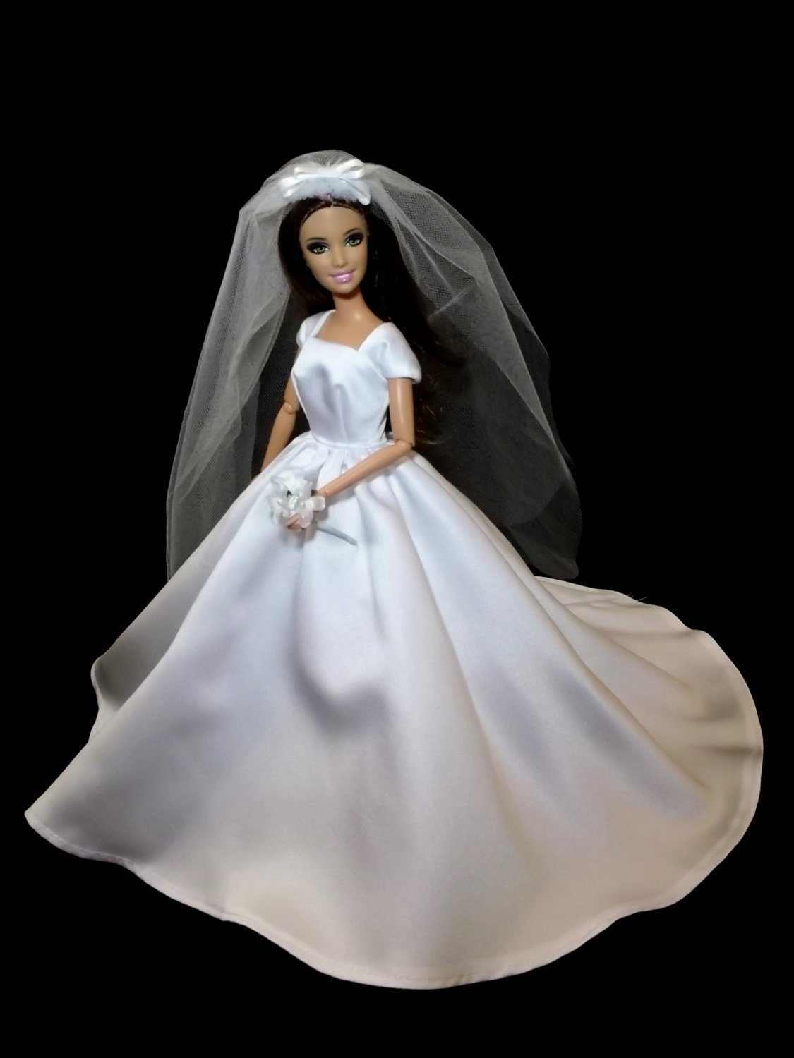 bridal barbie gown