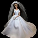 Cap Sleeve Barbie Wedding Dress Bridal Gown