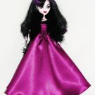 Handmade Monster High Purple Dress Gown With Boa