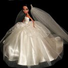 Ivory Wedding Dress for Monster High Doll