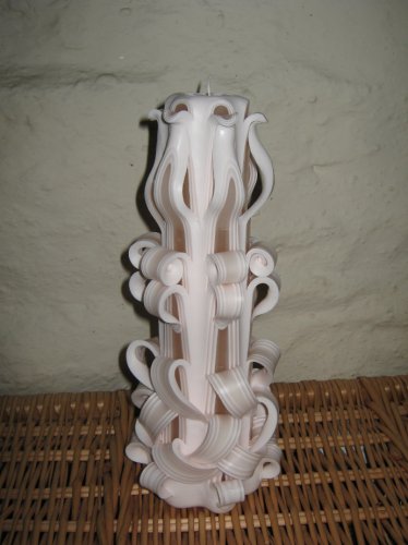 Wedding Homemade Dip&Carve Candle 12"