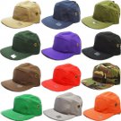 OLD SCHOOL 5 PANEL RETRO SUPREME FLAT BRIM ARMY SKATE  BASEBALL HAT VISOR CAP